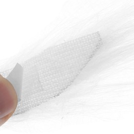 Abaodam 2pairs Fake Eyebrows Self Adhesive Kit,White Eyebrows Facial Hair Cosplay Props,Santa Claus Eyebrows,Fake Eyebrow Facial Hair Props for Masquerade Costume Party April Fools' Day