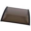 Unbranded Stylish Door Canopy Rainproof Sun Shade Windproof Cover for