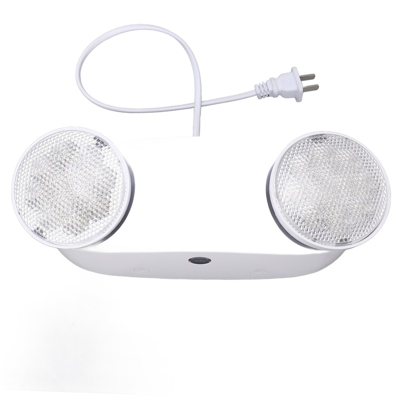 LED Emergency Light Two Head Adjustable Commercial Emergency Lighting Fixtures