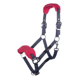 HKM, Horse Halter Set, Lead Rope, Fly Fringe, Knitted, 180 cm, Carabiner, Pony, VB WB, 10733