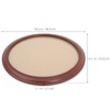 NOLITOY Wooden Oval Photo Frame Creative Solid Picture Holder for