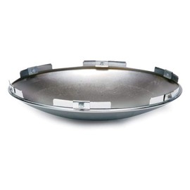 RoadPro W-010N6 8.5" Front Hubcap with Universal 6 Notch, Semi Truck Hub Cap, Chrome