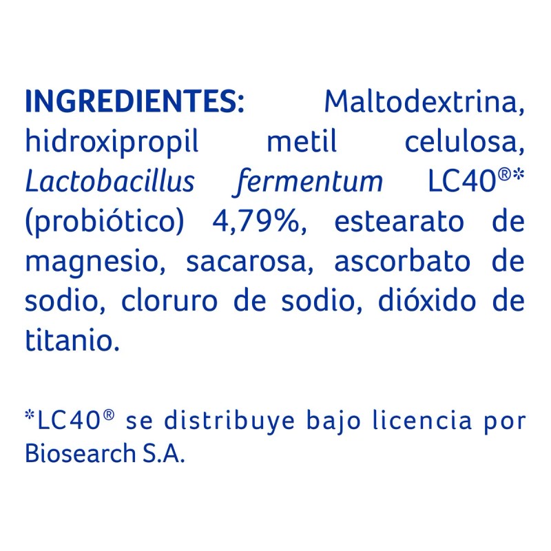 Caja De Probióticos Opti-lac Lactobacillus X30 Capsulas Sabor Tableta sin