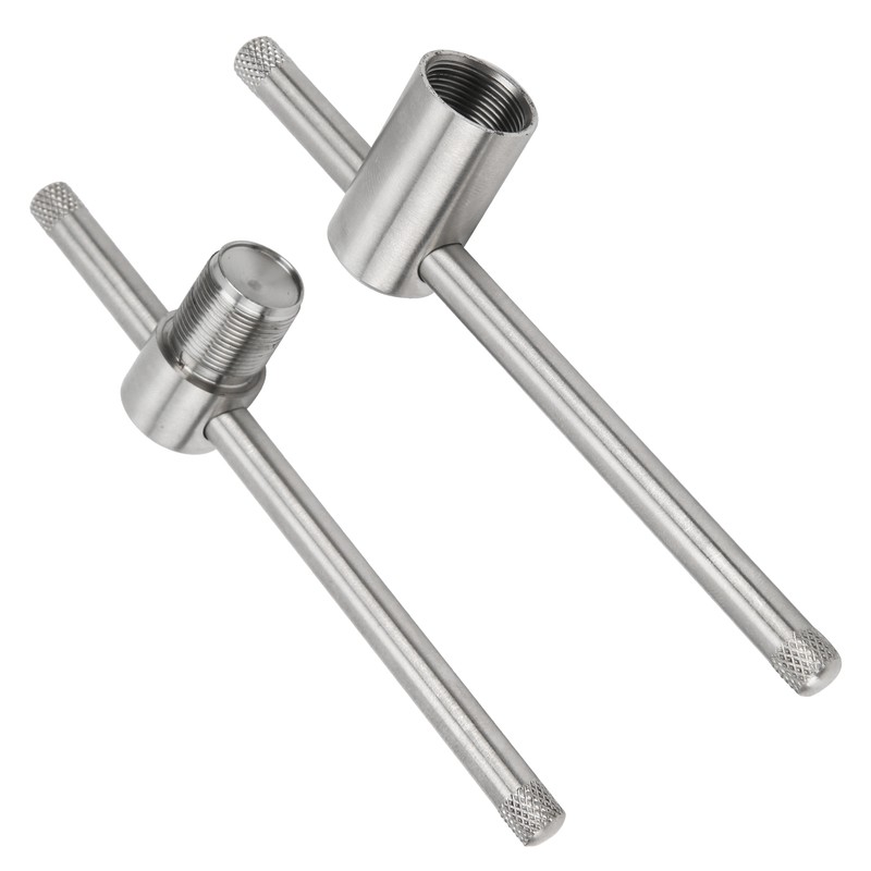 Cue Tip Press Tool Stainless Steel Billiard Cue Tip Suppressor