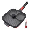Bobikuke Fried Egg Pan, 3 Section Egg Skillet with Detachable