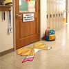 APUDWN Bow Pencil Rug 35.4”x23.6“ Cute Pink Bow Pencil Floor
