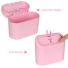 Accmor Car Trash Can with Lid, 2 Pack Pink Mini
