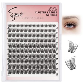 EYEVIS Lash Cluster 120PCS Individual Lashes 8-16MM Natural Clusters with Lash (Natural,8-16mm)
