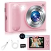 Digital Camera,48MP Kids Camera 1080P Dual Lens Cmopact Camera with