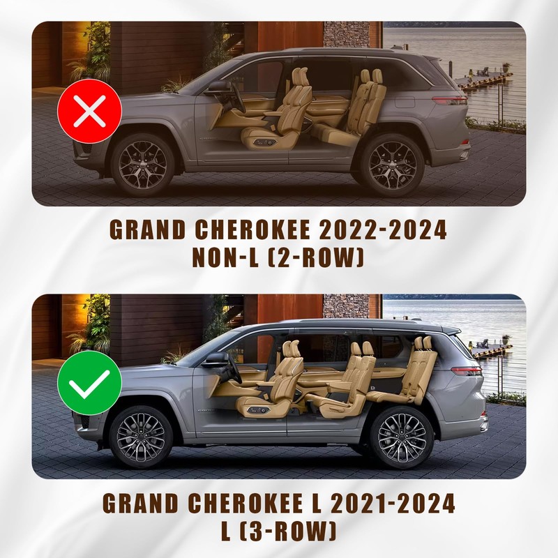 Muslogy for 2021-2025 2026 Grand Cherokee L 3Row Seat Mud