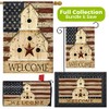 Briarwood Lane Americana Welcome Patriotic Design Collection Primitive Birdhouse