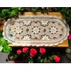 Laivigo Handmade Crochet Lace Oval Lucky Flower Tablecloth Table Runner