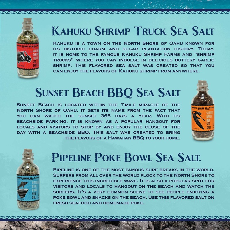Sea Salts of Hawaii North Shore Sea Salts Variety Pack,