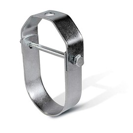 HIGHCRAFT IDT-H08 Clevis Hanger Standard Galvanized Steel, 8 in, 8 in, Chrome