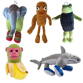 5 Pcs Italian Inspired Plush Toy, Tralalero Tralala Plush Soft Stuffed Meme Dolls for Collectors, Aesthetic Décor & Funny Gift Ideas