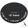 Trampoline Mat Replacement for 15ft Trampoline Frames with Spring Tool,