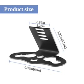 Plozoe Radar Detector Mount,Suction Cup Radar Detector Mount,Windshield and Dashboard Radar Holder,Compatible with RAD 480i Valentine One Escort etc Radar Detector. (Radar Detector Mount 0.86)