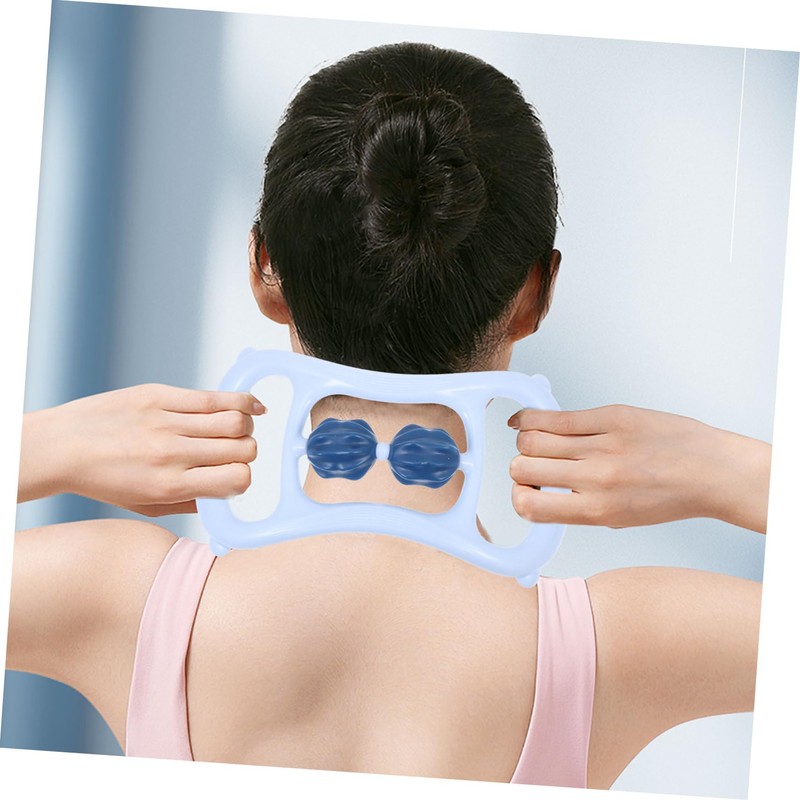 FOMIYES Yoga Massage Roller Compact Yoga Training Ring Back Neck