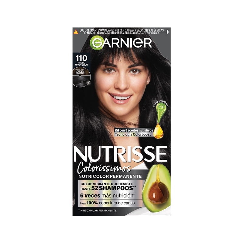 Tinte para cabello Garnier Nutrisse 7.777 café con leche