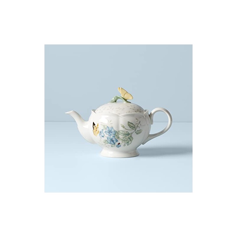 Lenox Butterfly Meadow Teapot, 2.8 LB, Multi