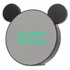 Mirror Alarm Clock 2 Level Brightness Adjustment Ear Design LED