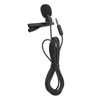 3.5mm Lavalier Lapel Microphone Clip on Hands Free Microphone for