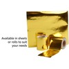 Design Engineering, Inc. 10392 Reflect-A-Gold High-Temperature, Heat-Reflective, Adhesive-Backed Sheet, 12"