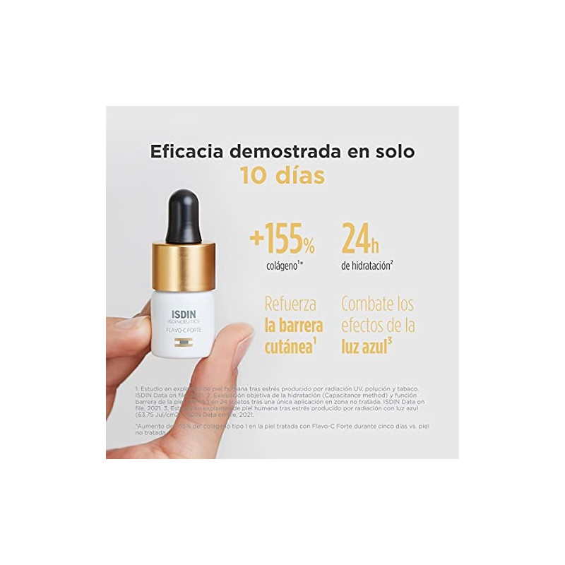 ISDIN 690021507 Isdinceutics Flavo-C Forte, Sérum Facial Antioxidante 5.3ml