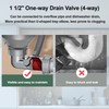 QruiLanTu 1-1/2 inch Kitchen Sink Drain Kit, space-saving kitchen drain