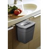 Sas Haus Askılı Asılabilir Tezgah Altı Kapaklı Çöp Kovası 5