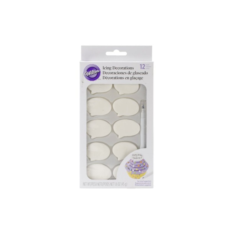 Wilton Icing Decoration, Talking Bubble