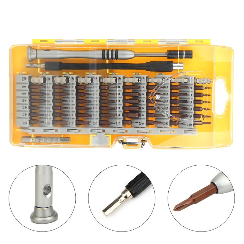 60In1 MultiFunction Disassembly Screwdriver Bits Set Repairing Tools for Phones