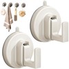Suction Cup Hooks for Shower, Ffunhoo Heavy Suction Cups Without