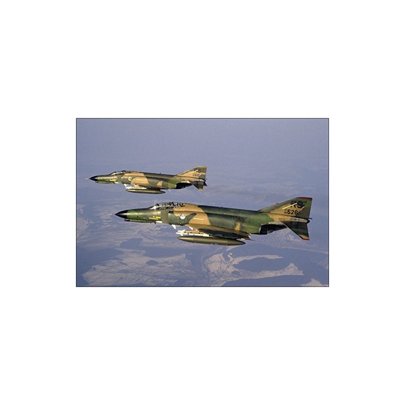 History Galore 24"x36" Gallery Poster, Air Force F-4 Phantom II