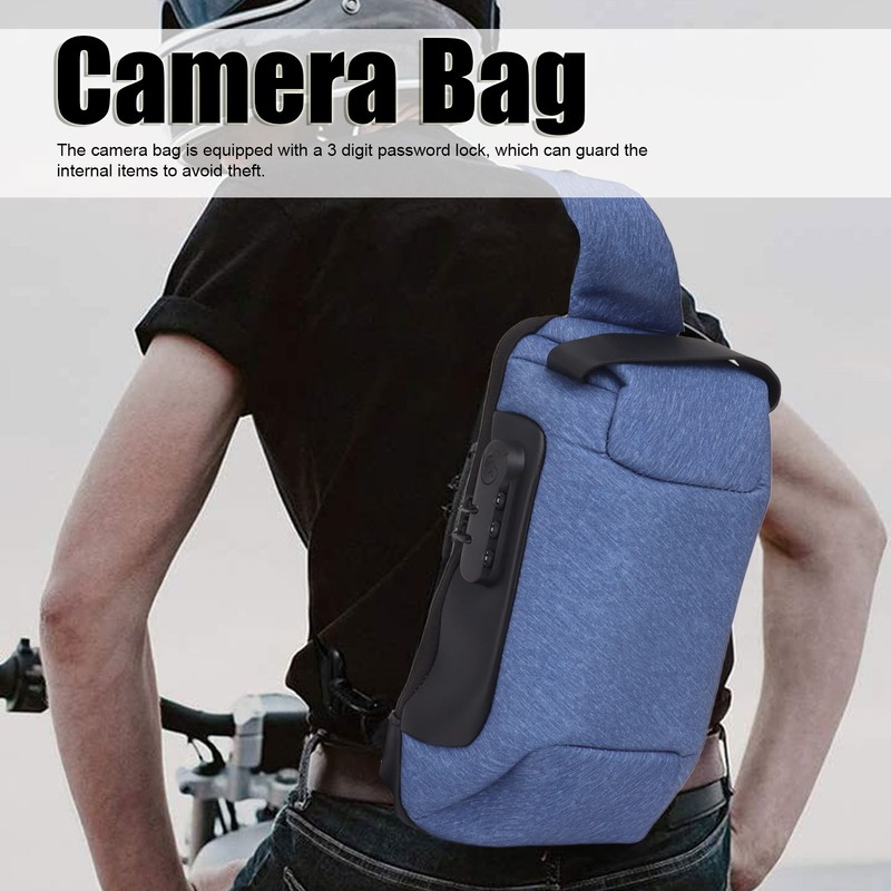 Camera Bag High Density Canvas Waterproof Large Capacity Widened Shoulder