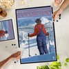 Skier Admiring, Steamboat Springs, Colorado (1000 Piece Puzzle, Challenging Jigsaw