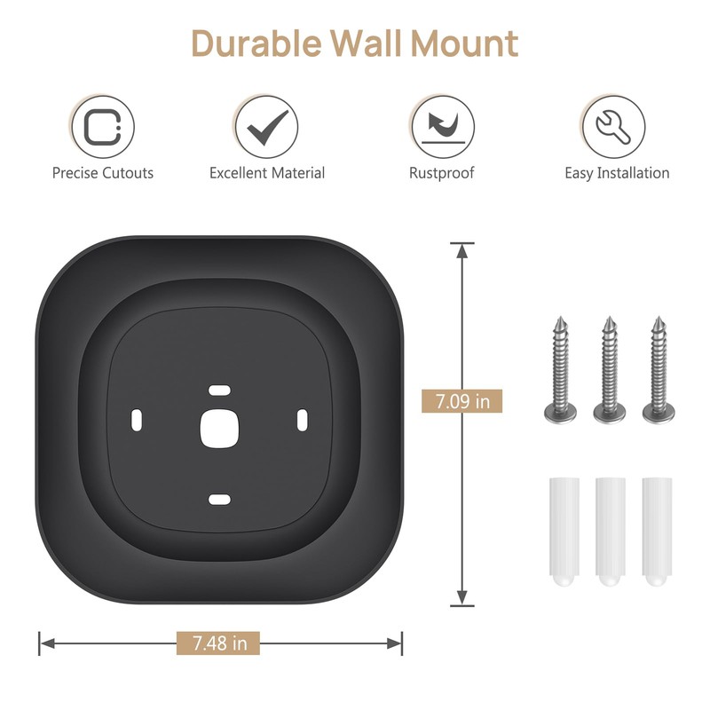 CaseBot Wall Plate for 2022 Ecobee Smart Thermostat Premium &