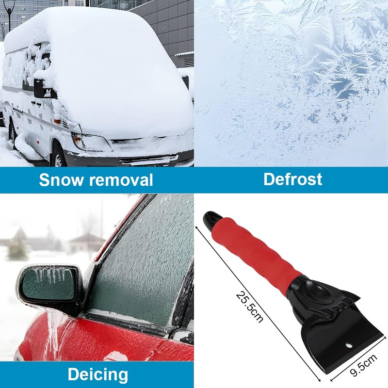 KOLZEMV Car Ice Scraper, Effective Car Ice Scraper - Ultra