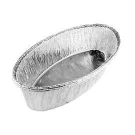 EcoQuality Oval Aluminum Challah Large Shabbat Baking Pans Kosher Tin Container Perfect for Holiday Cooking & Food Storage Recyclable Large Pan Oven Safe (2) (198)