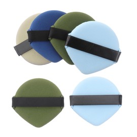 Baluue 6pcs Makeup Sponge for Foundation Dual-sided Candy Style Puff for Wet and Dry Use Easy to Clean Beauty Applicators for Face Powder and Creams