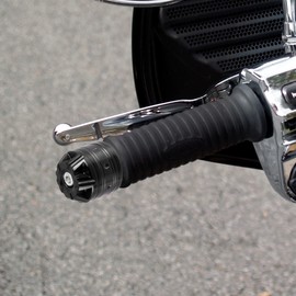 X AUTOHAUX 1 Pair 18mm Handlebar End Caps Plug Bar End for Motorcycle Black