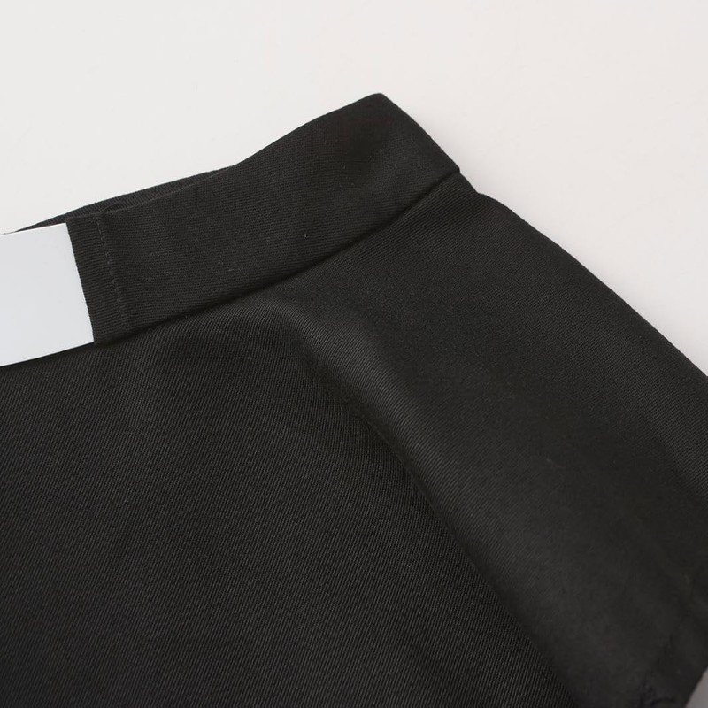 2pcs in Pack Unisex Clergy Black Tab Collar Clerical Bib