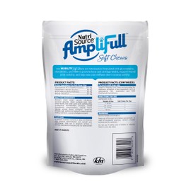 NutriSource AmpliFull Mobility Dog Soft Chew Supplement, 12.5 Ounce (Pack of 1)