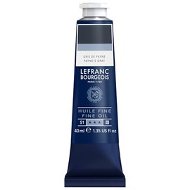 Lefranc Bourgeois 301797 Fine Oil Paint in Excellent Quality, Lightfast with Even Consistency, 40 ml Tube, Ideal for Stretcher Frame, Canvas, Painting Cardboard, Umbra Natural