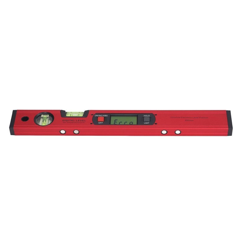 400mm Digital Level Ruler Electronic LCD Display Aluminium Alloy Magnetic