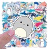 Generic 50Pcs Cool Waterproof Shark Stickers for Kids, Vinyl Decals