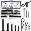 Swpeet 67Pcs 5 Sizes Clevis Pins with Cotter Pin Assortment