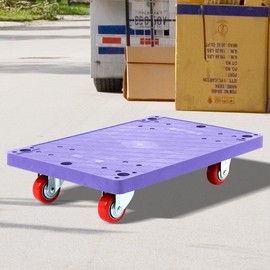 Purple Square Dolly Small Hand Cart, Portable Hand Carrier Purple Square Dolly Large
