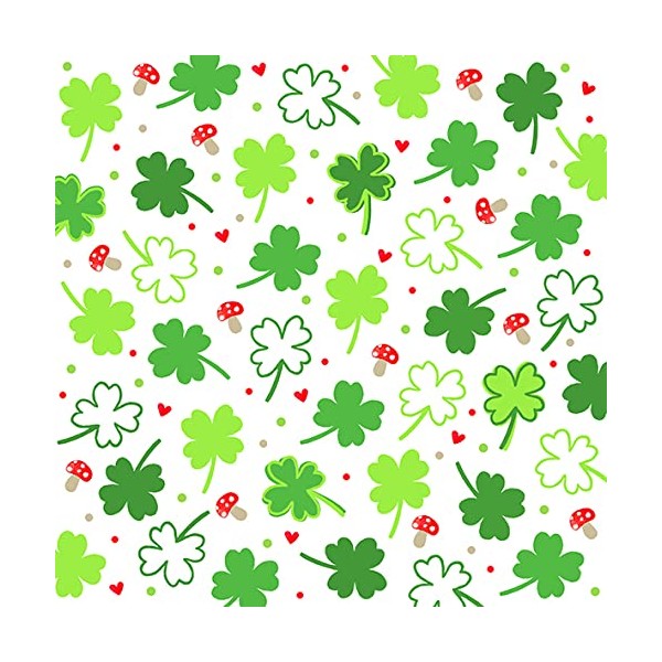 20 Napkins Scatter Clover Leaves | Glück | New Year's