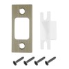 sourcing map 4 Sets Door Strike Plate, 57mm x 25.5mm